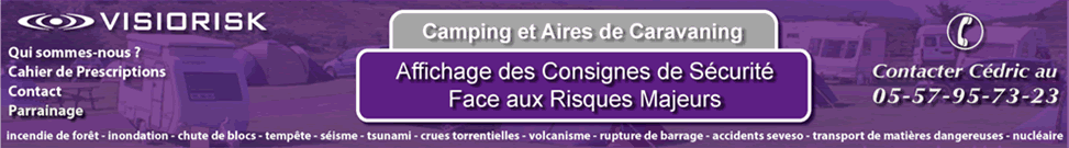 camping risques majeurs